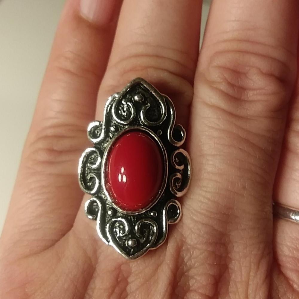 Red Jasper Ring